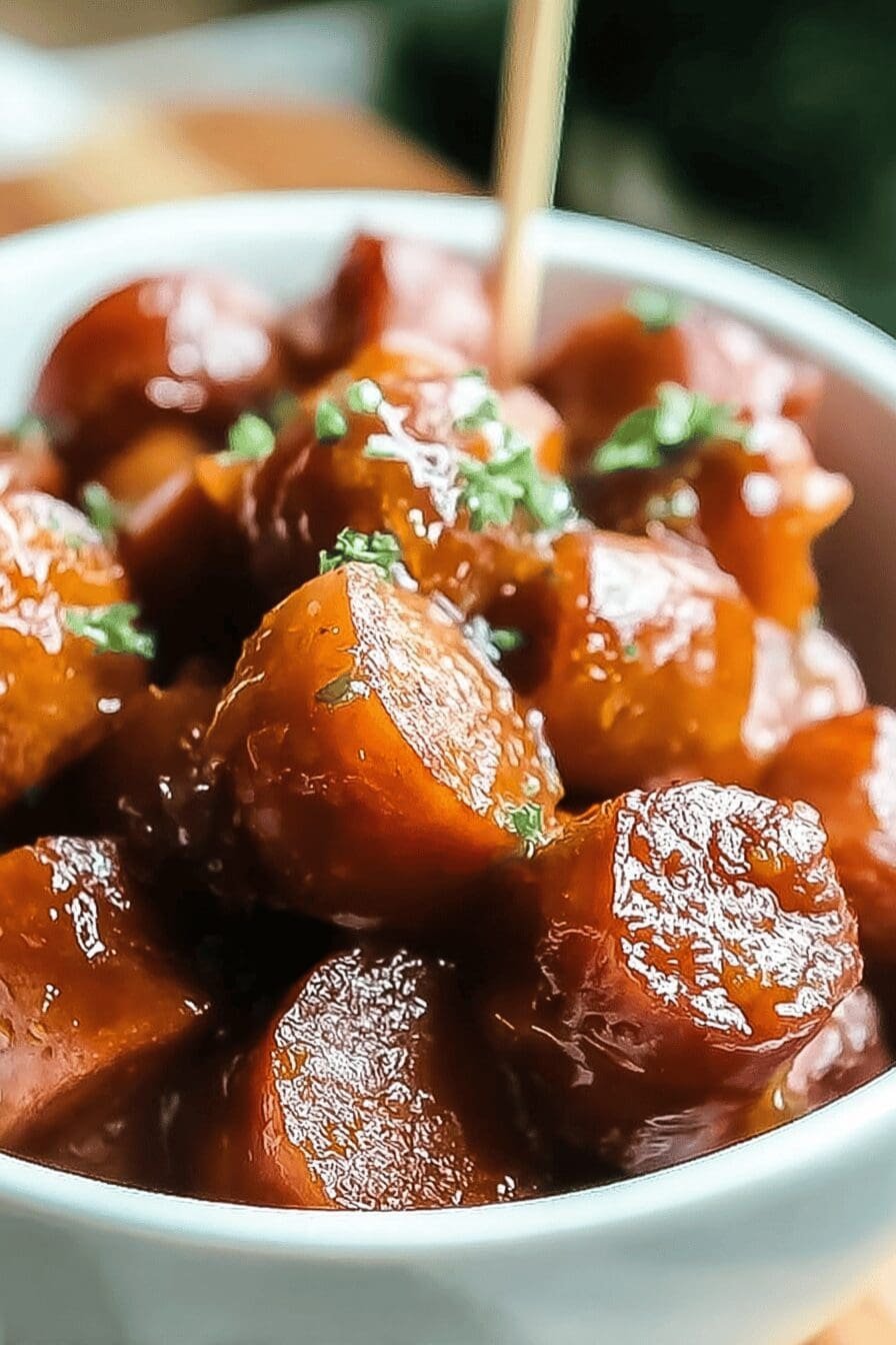 Crockpot Kielbasa Bites
