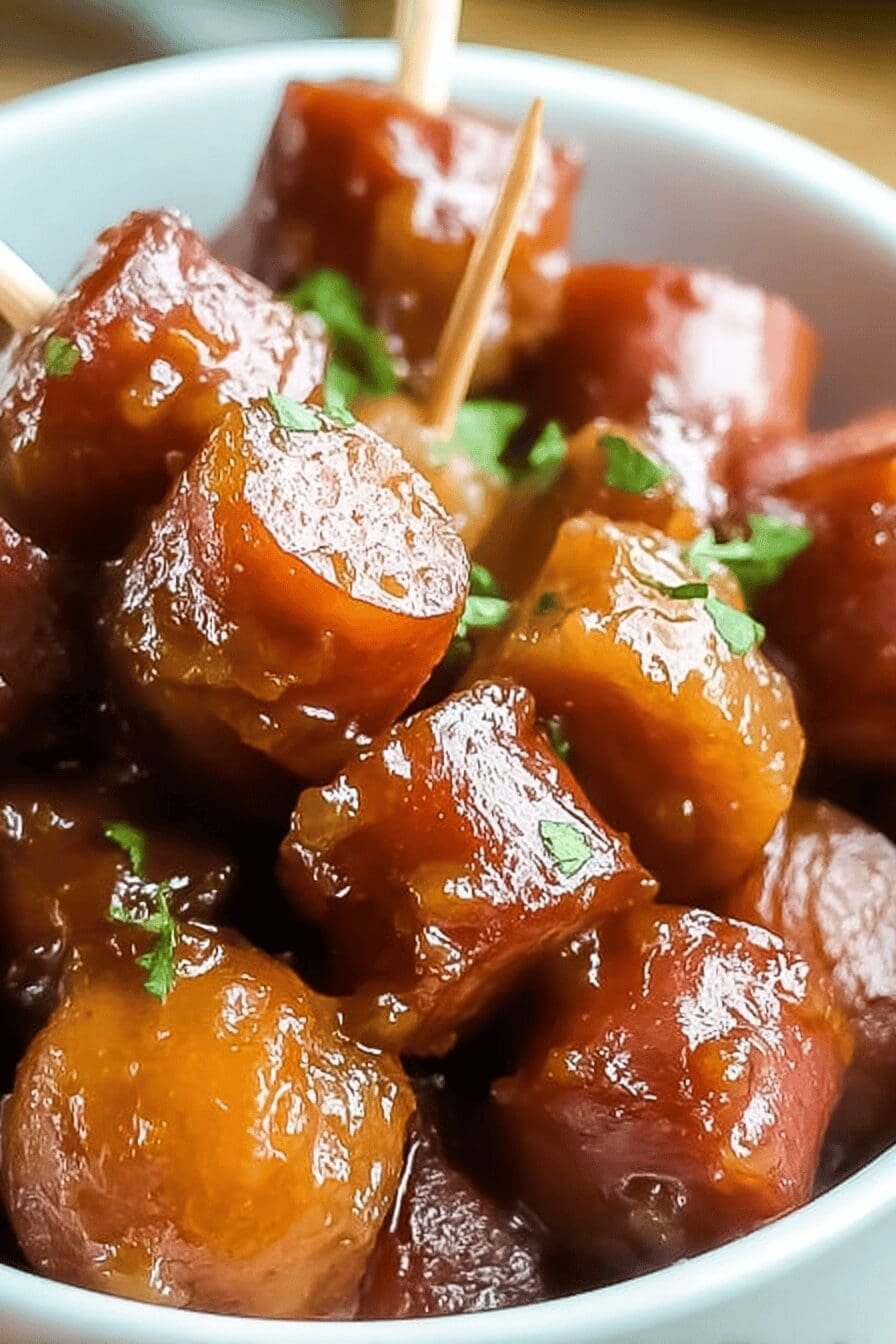 Crockpot Kielbasa Bites
