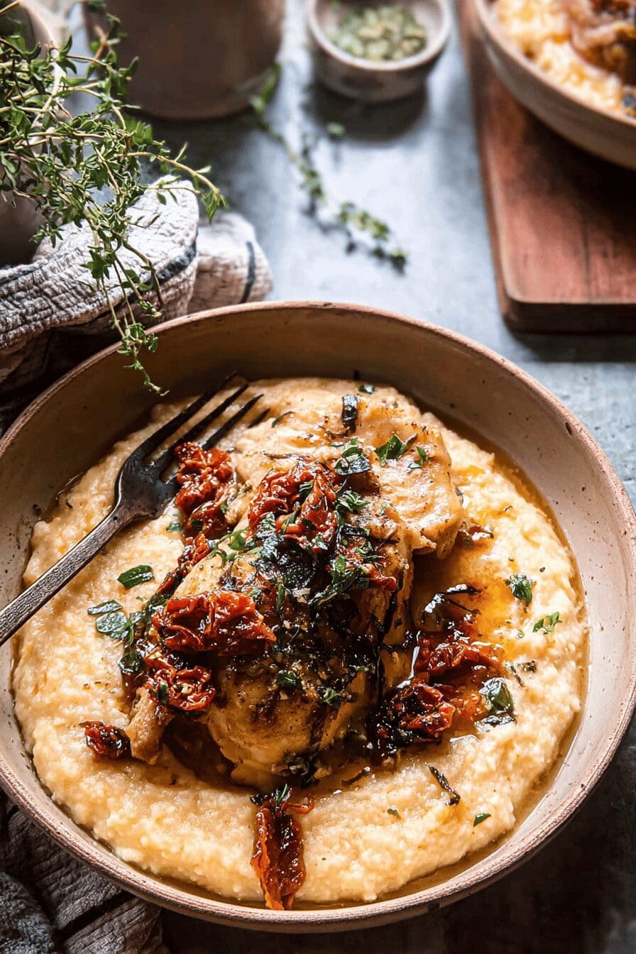 Crockpot Sun Dried Tomato Chicken