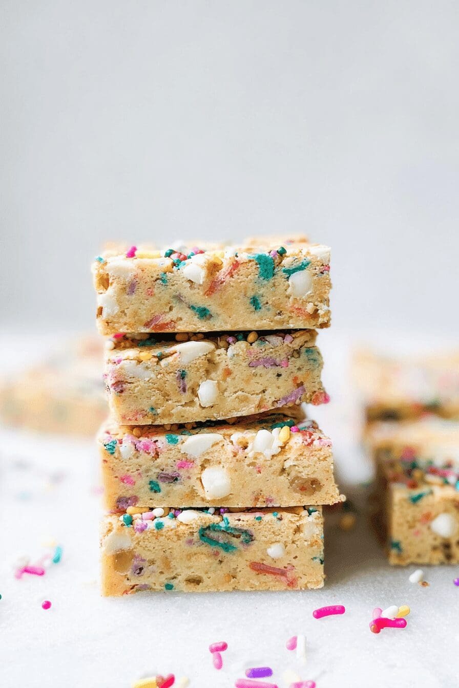 Funfetti Cookie Bars