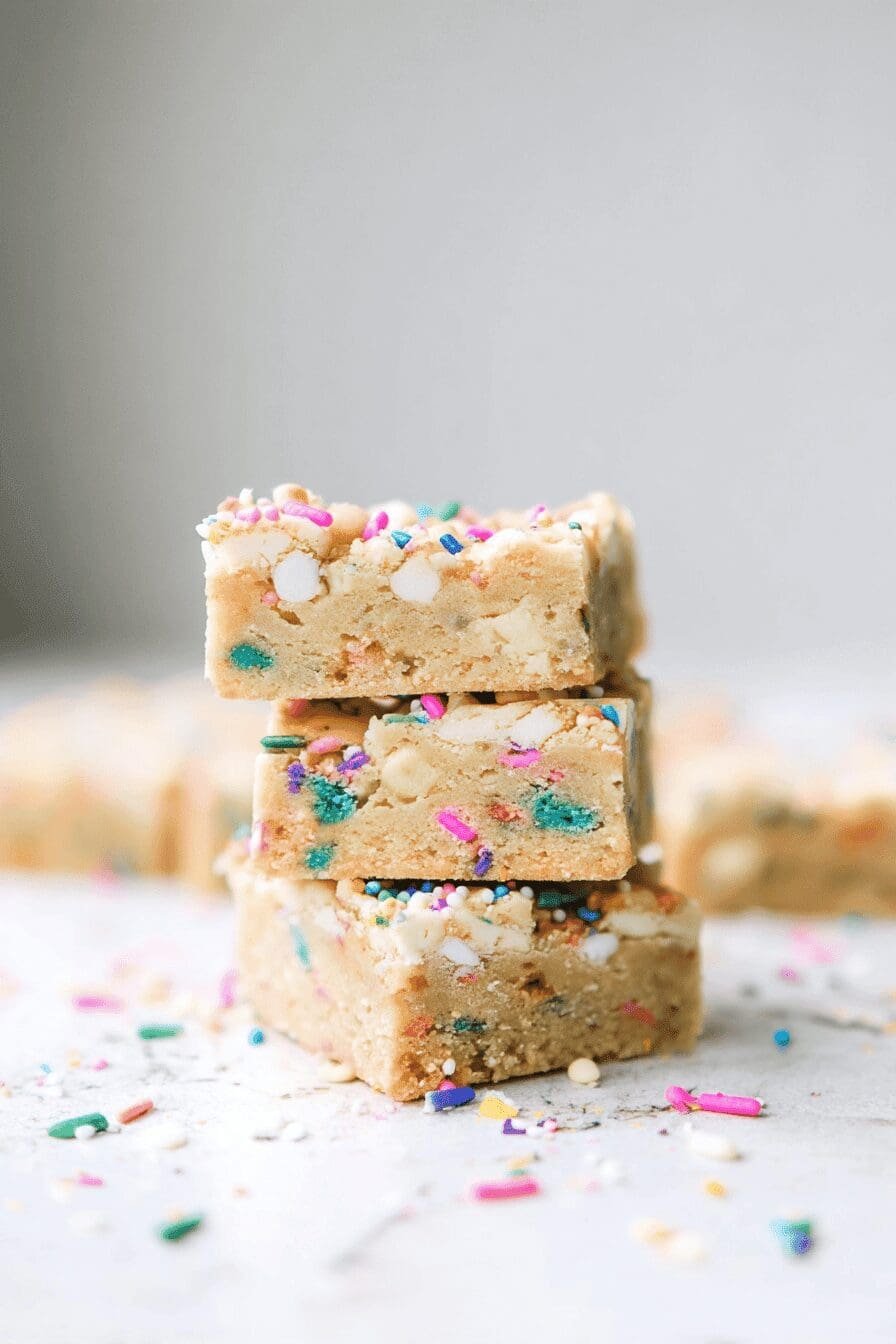 Funfetti Cookie Bars