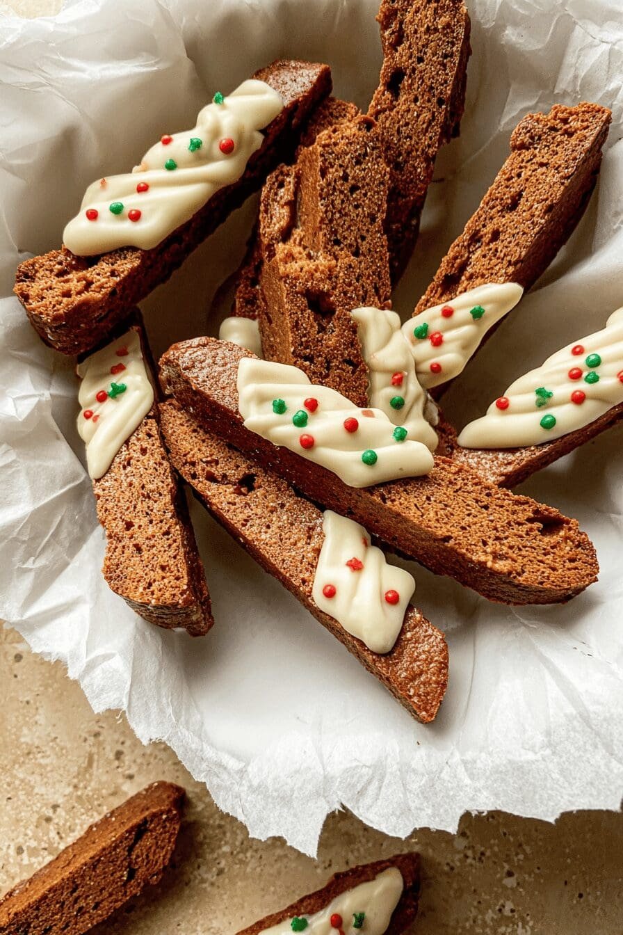 Gingerbread Biscotti