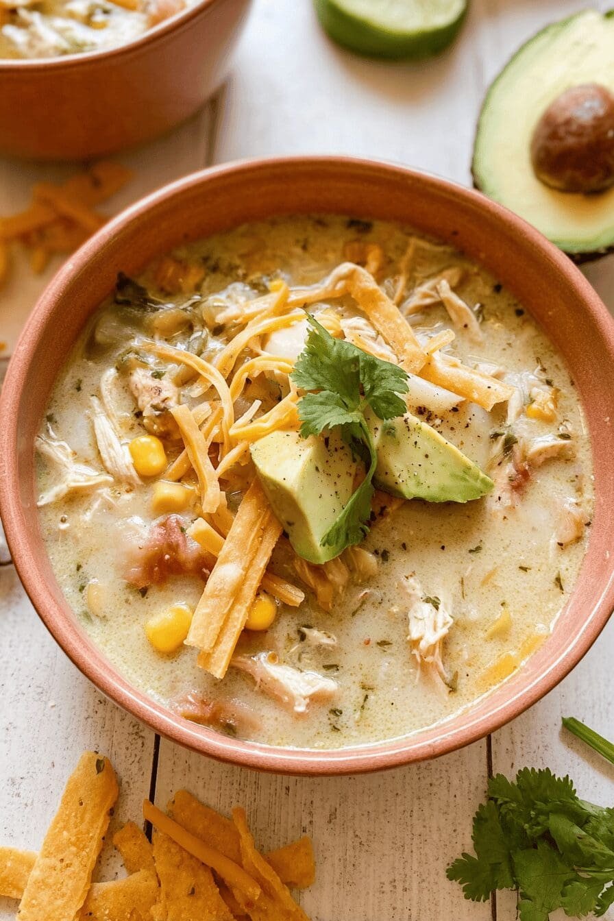 Green Chicken Enchilada Soup