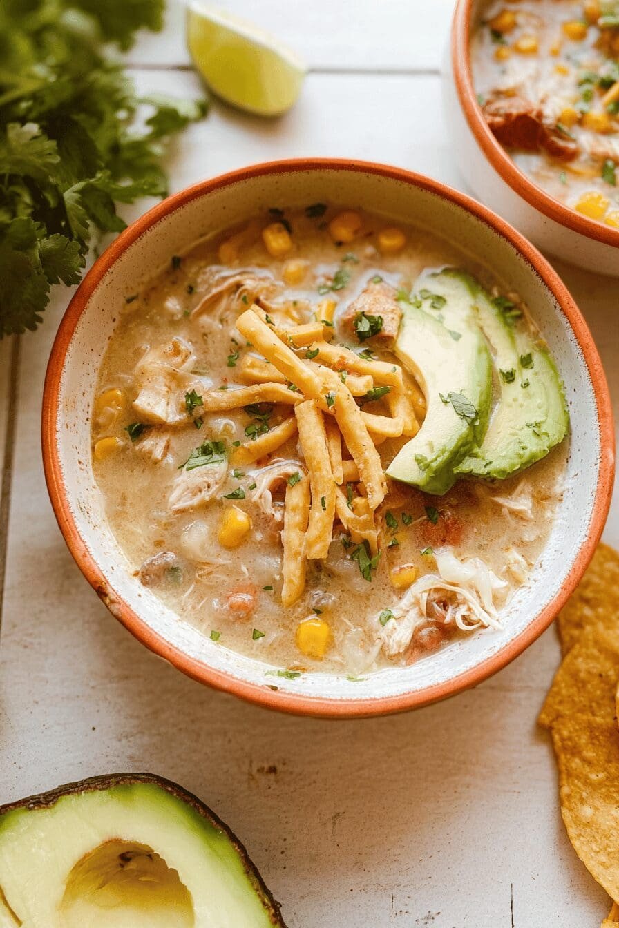 Green Chicken Enchilada Soup