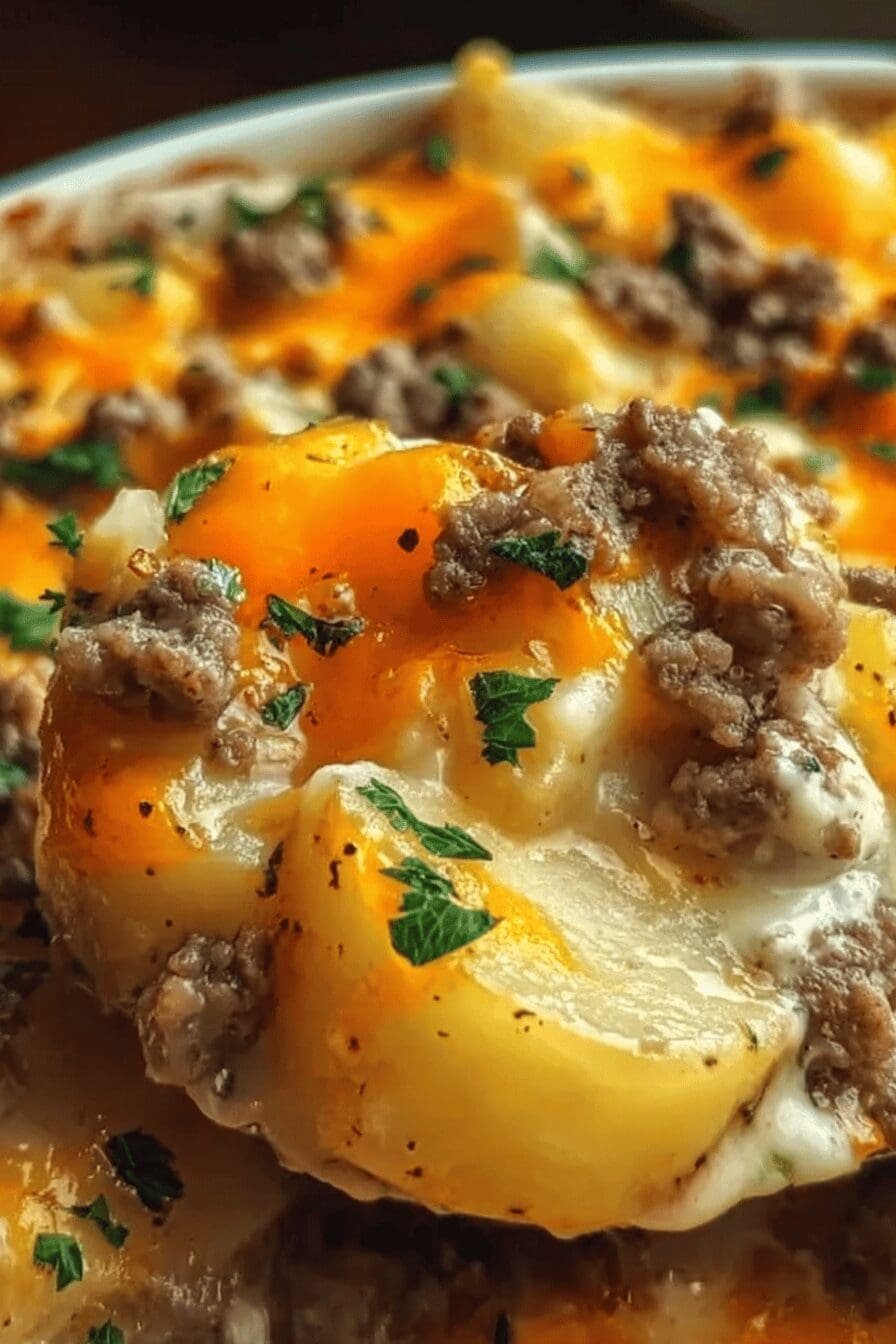 Ground Beef Casserole With Potatoes