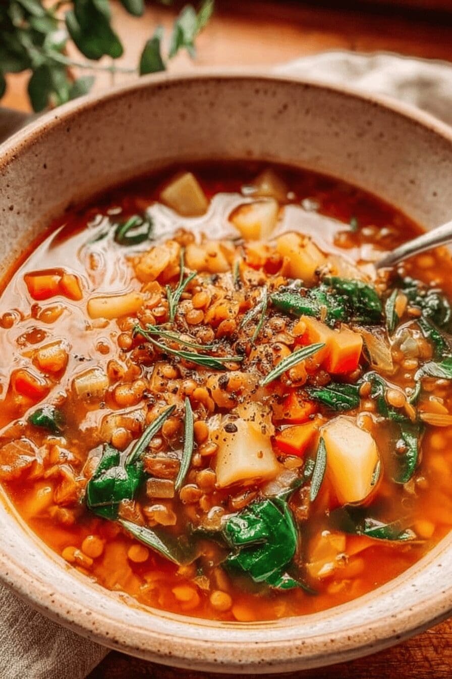 High Protein Vegetable Soup
