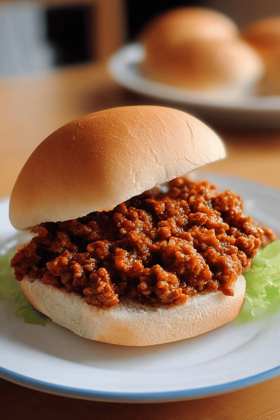 Homemade Sloppy Joes