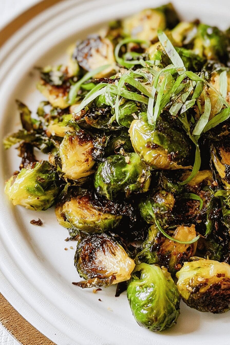 Honey Balsamic Brussels Sprouts