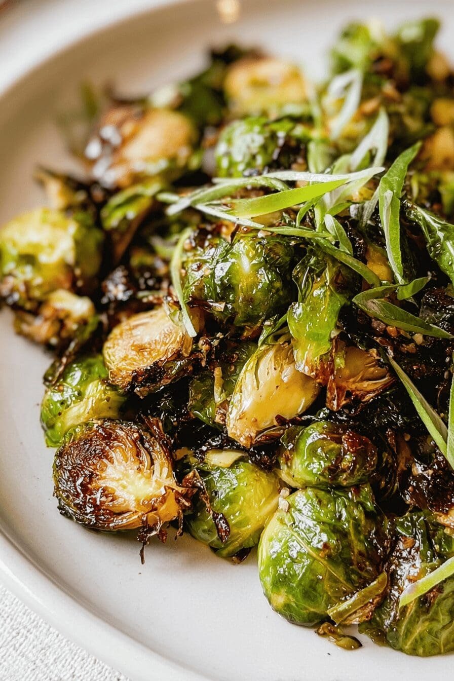 Honey Balsamic Brussels Sprouts