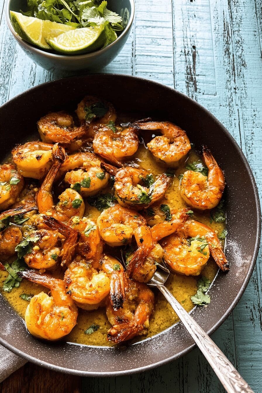 Honey Garlic Butter Shrimp