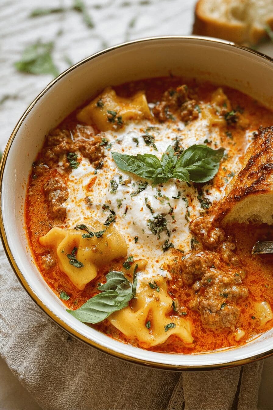 Instant Pot Lasagna Soup