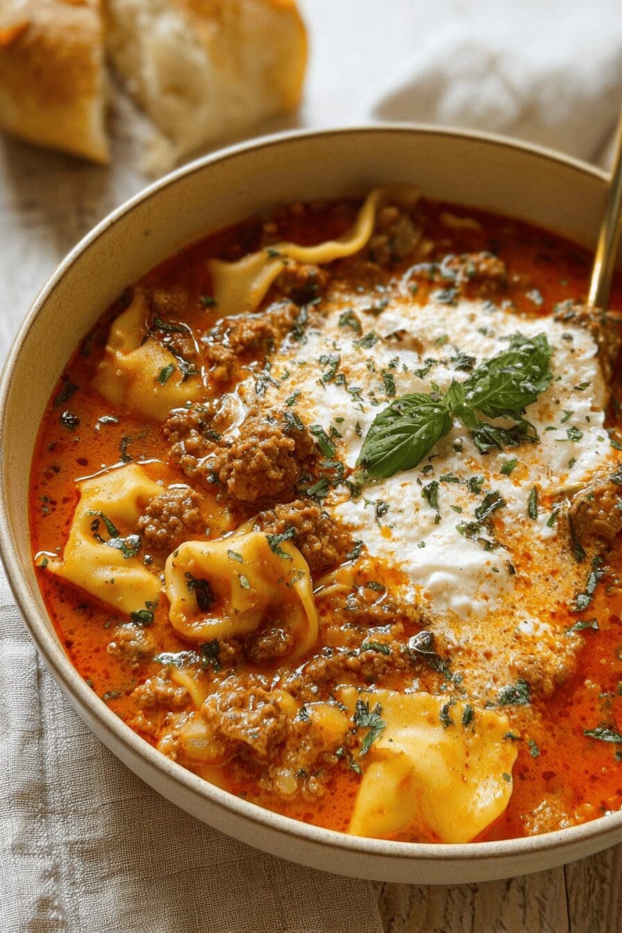 Instant Pot Lasagna Soup