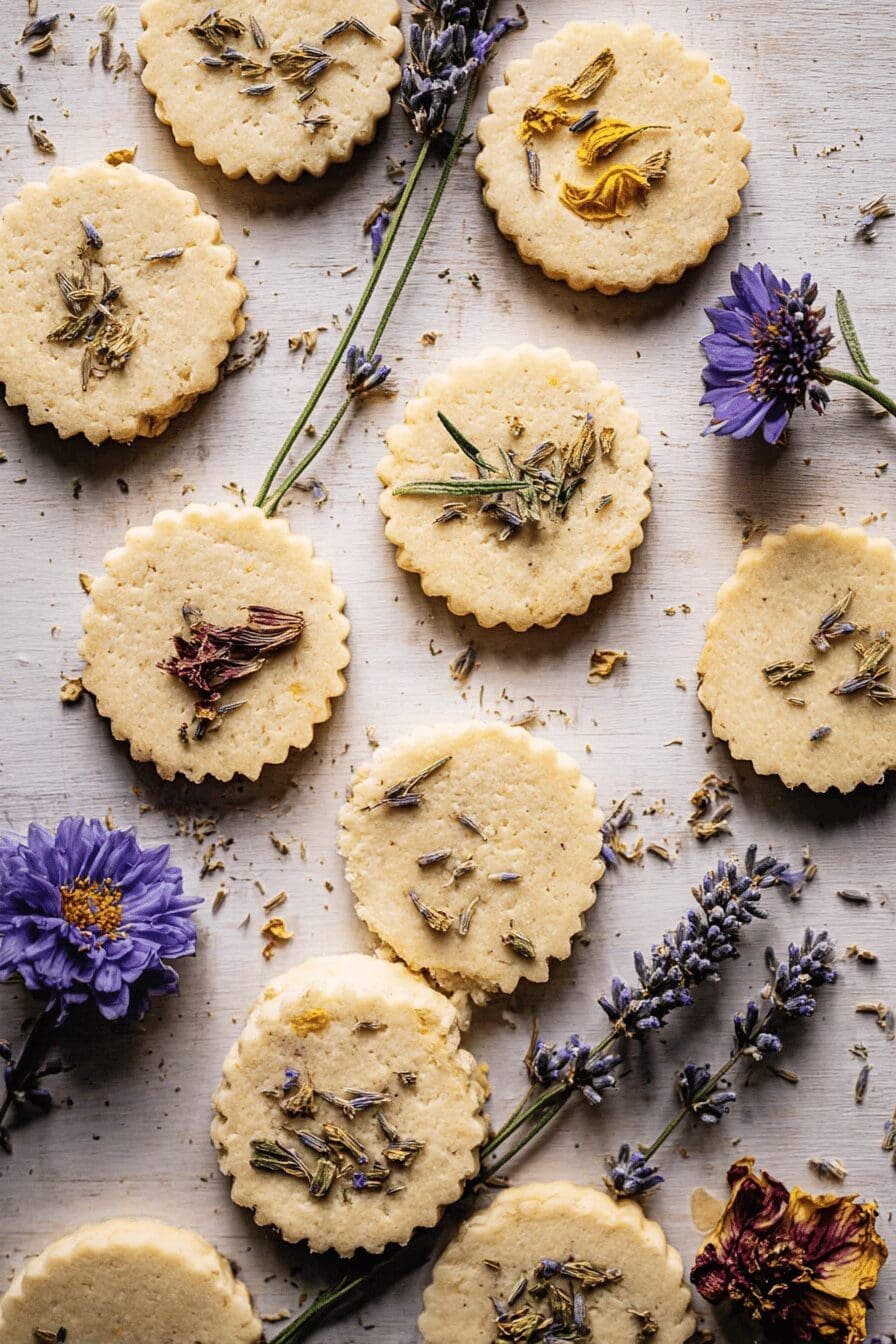 Lavender Lemon Sugar Cookies