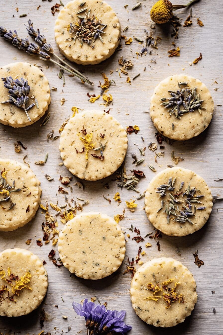 Lavender Lemon Sugar Cookies