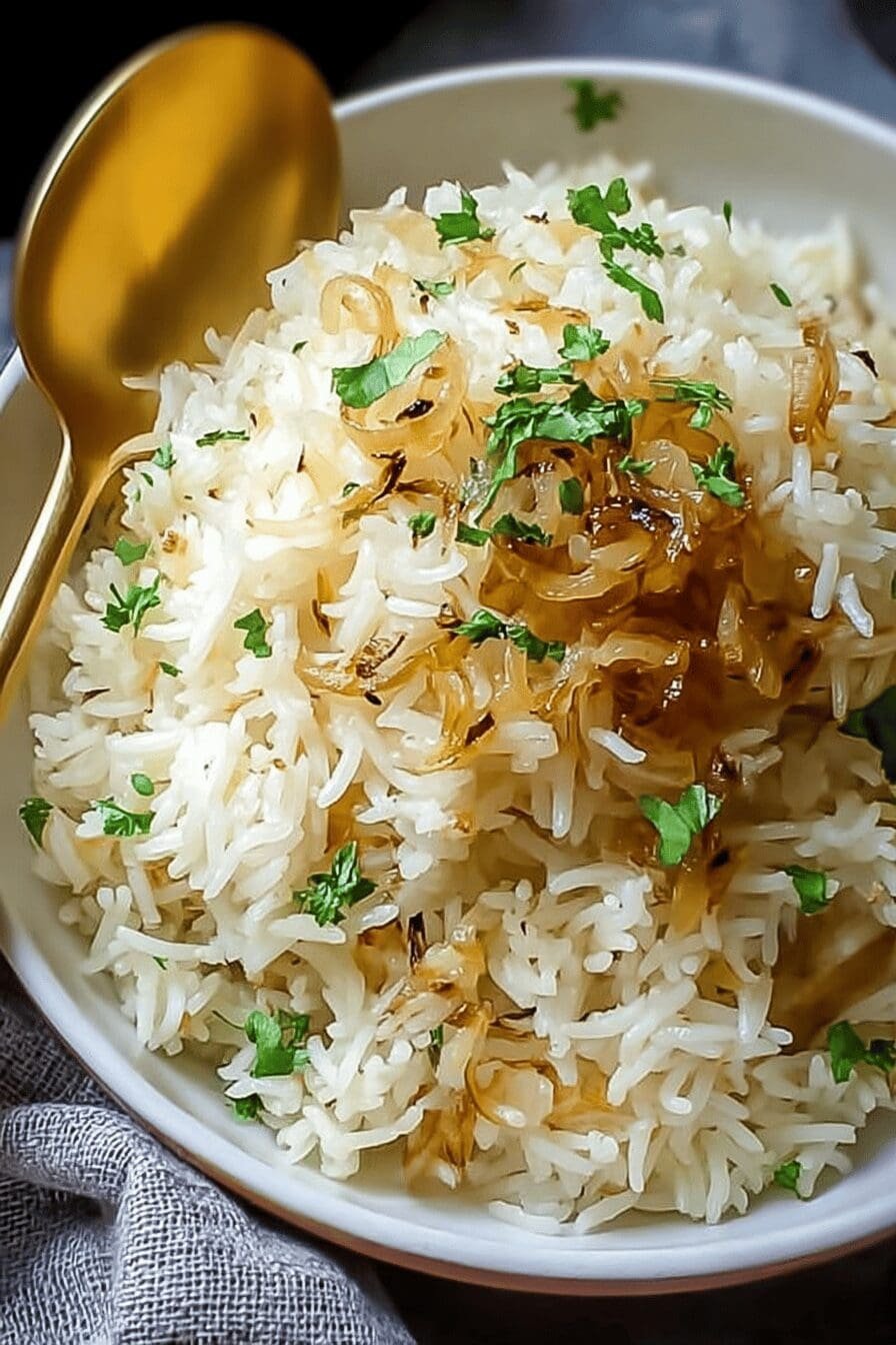 Onion Butter Jasmine Rice