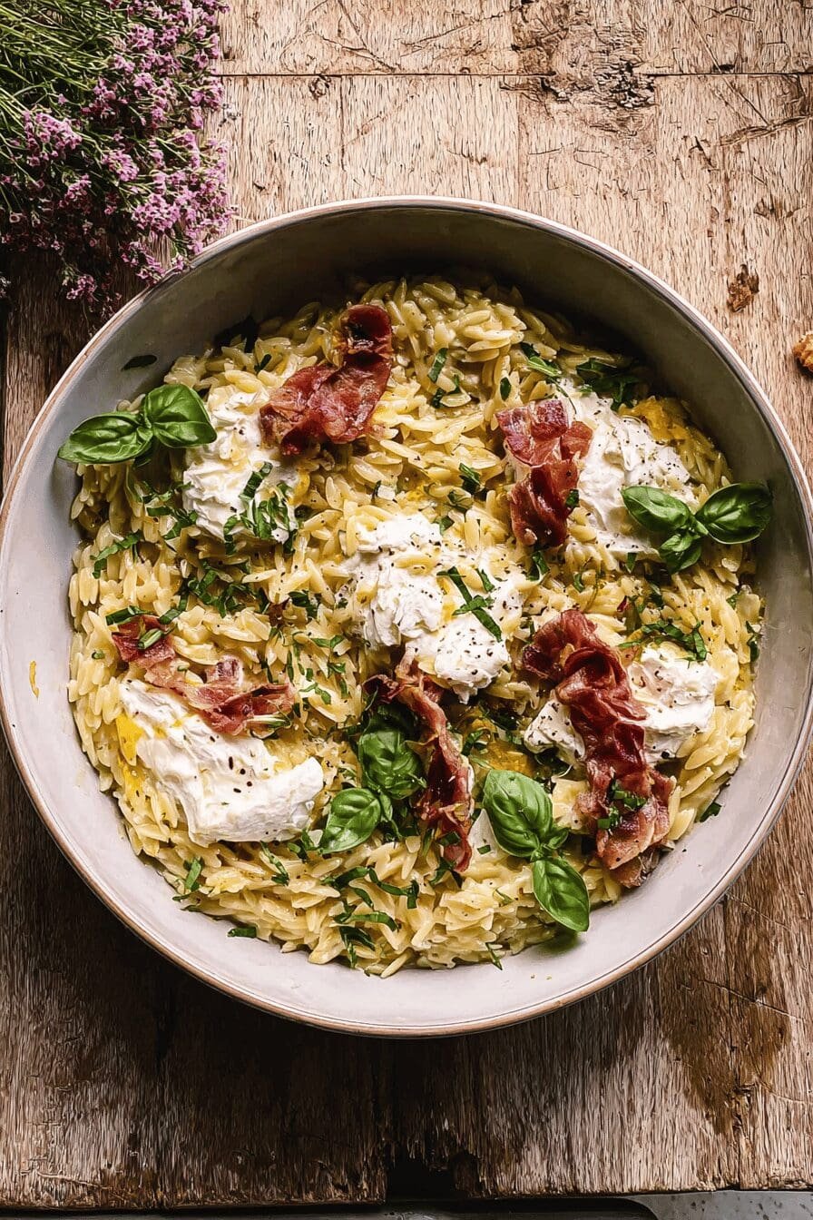 Orzo Carbonara