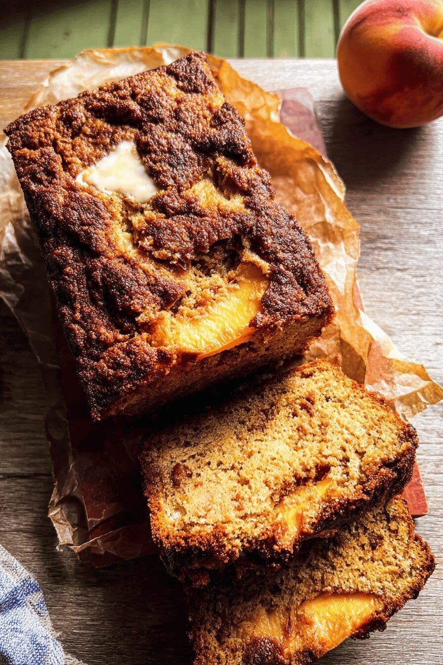 Peach Muffin Bread