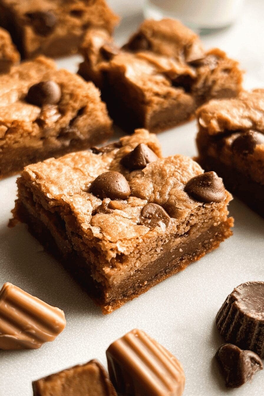 Peanut Butter Blondies