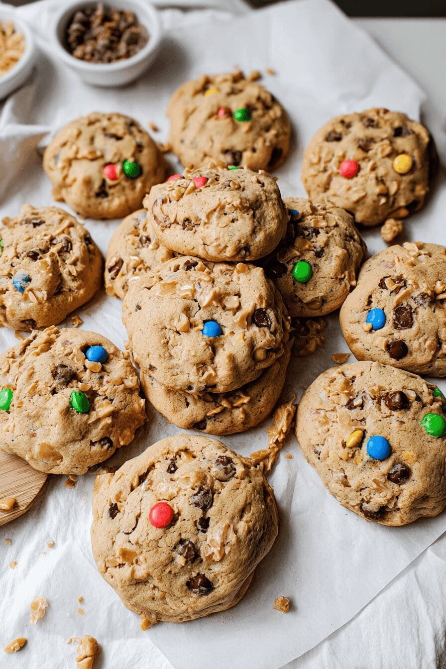 Peanut Butter Monster Cookies