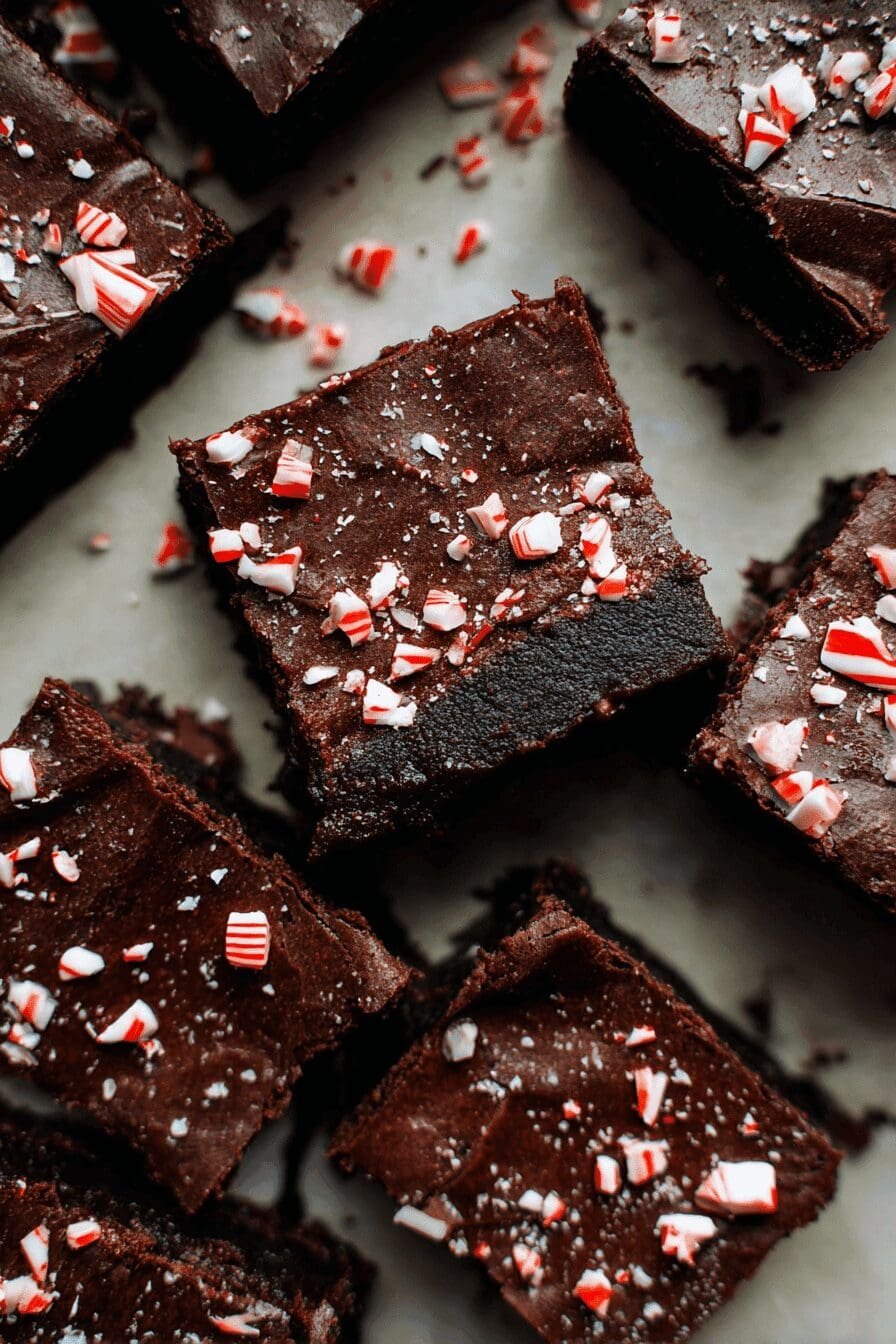 Peppermint Brownies