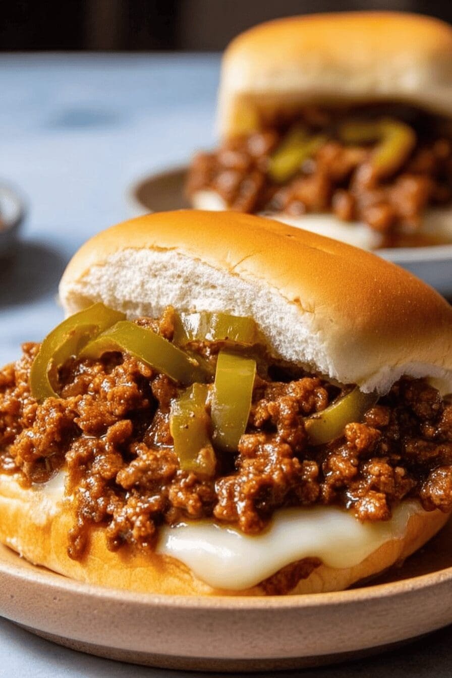 Philly Cheesesteak Sloppy Joes
