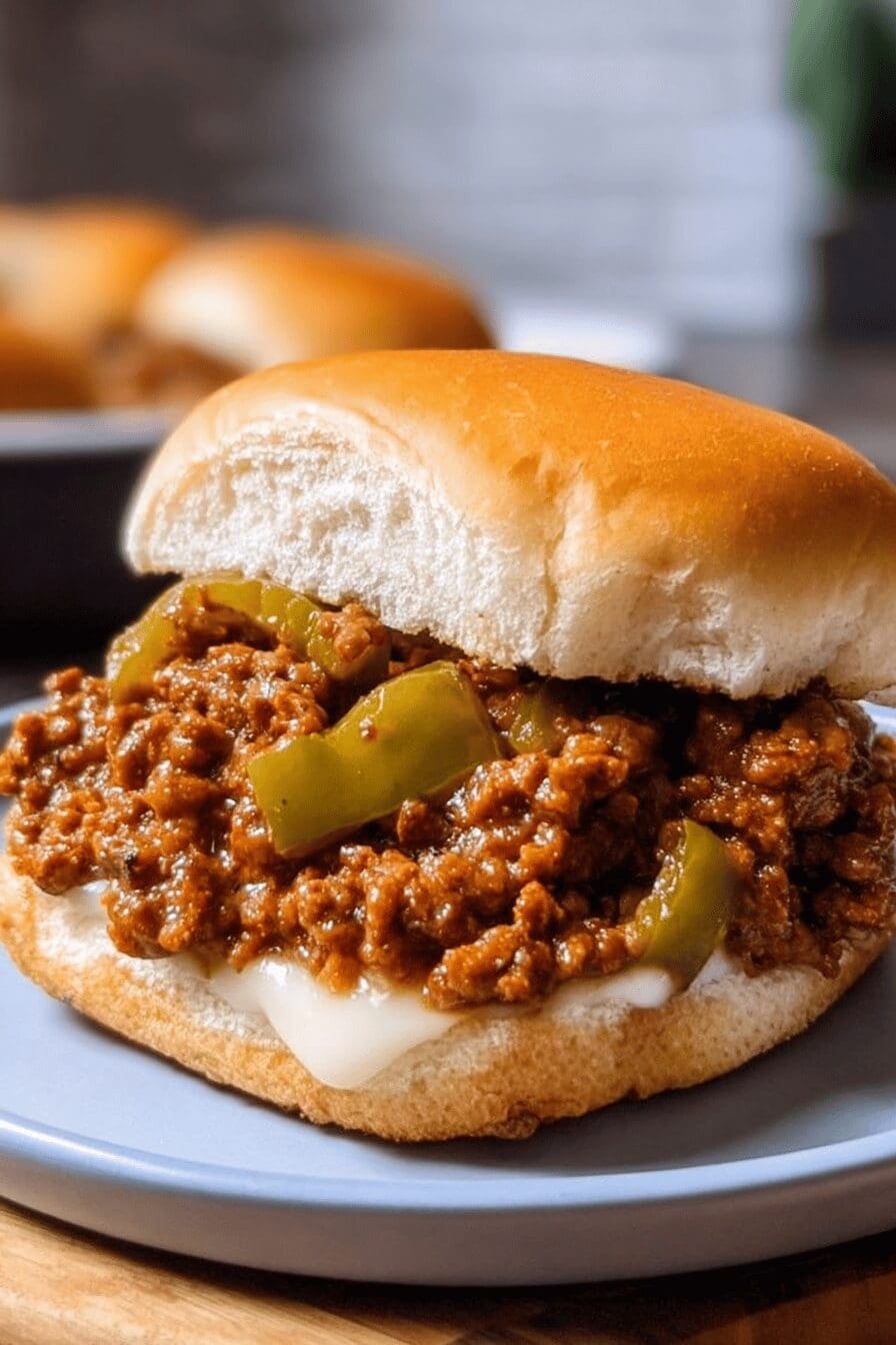 Philly Cheesesteak Sloppy Joes