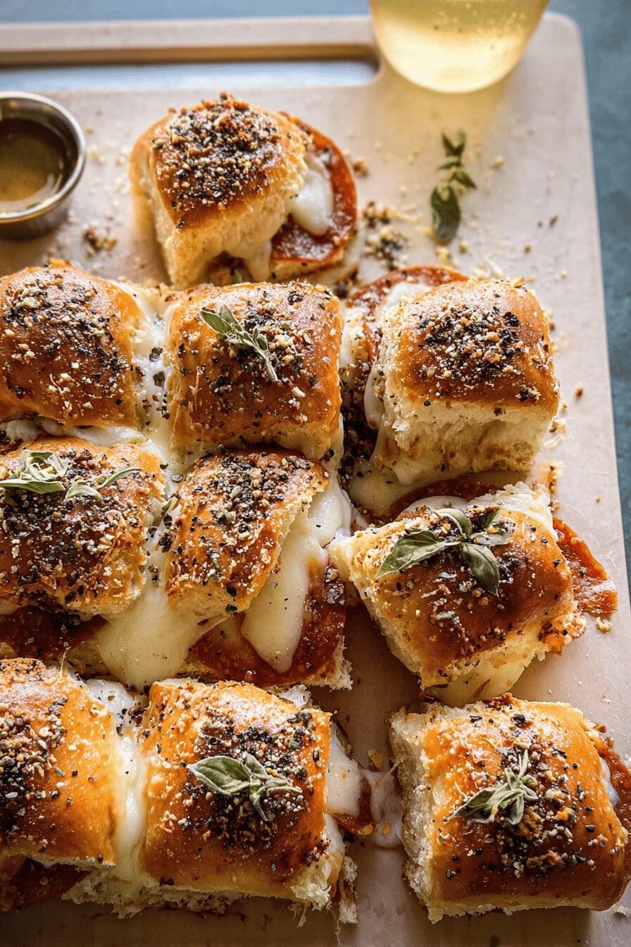 Pizza Dip Sliders