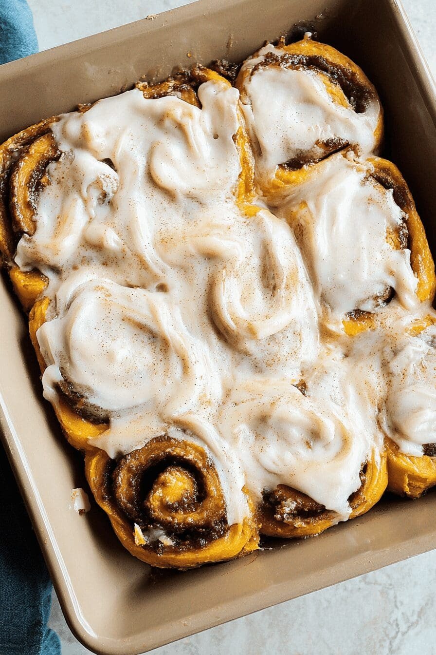 Pumpkin Cinnamon Rolls
