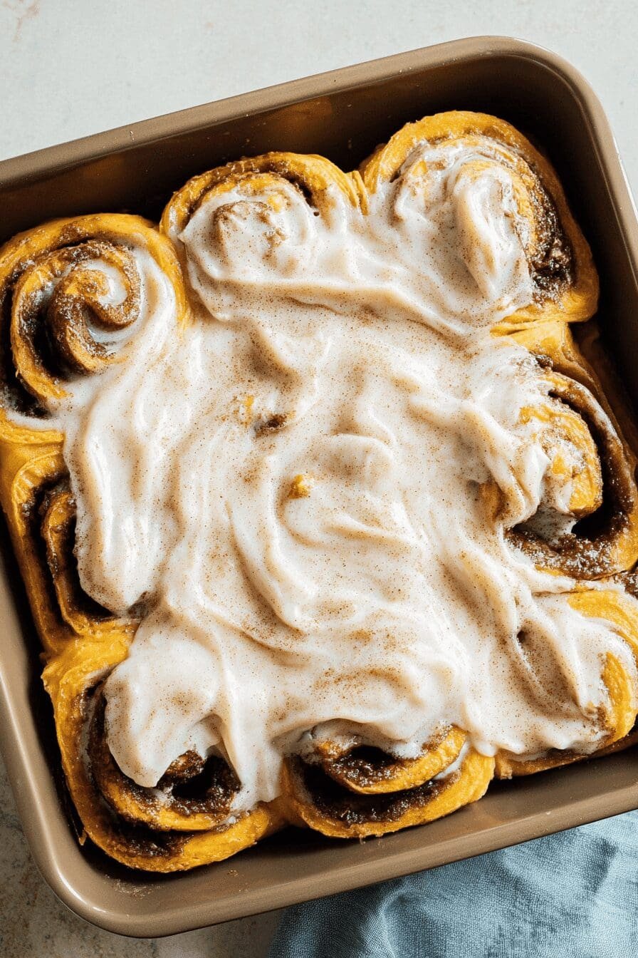 Pumpkin Cinnamon Rolls
