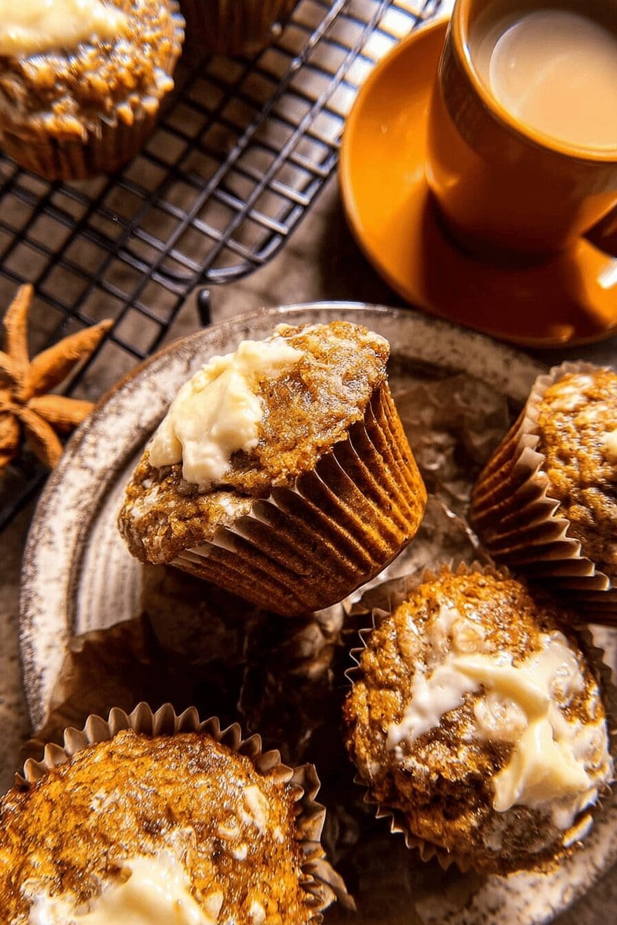 Pumpkin Cream Cheese Muffins