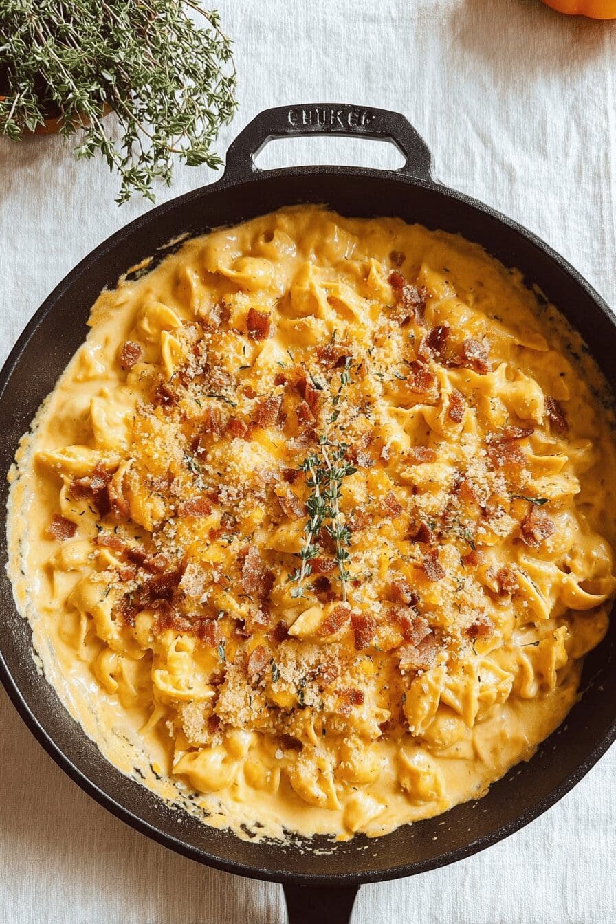 Pumpkin Mac And Cheese