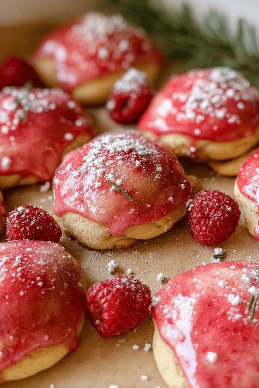 Raspberry Cheesecake Cookies
