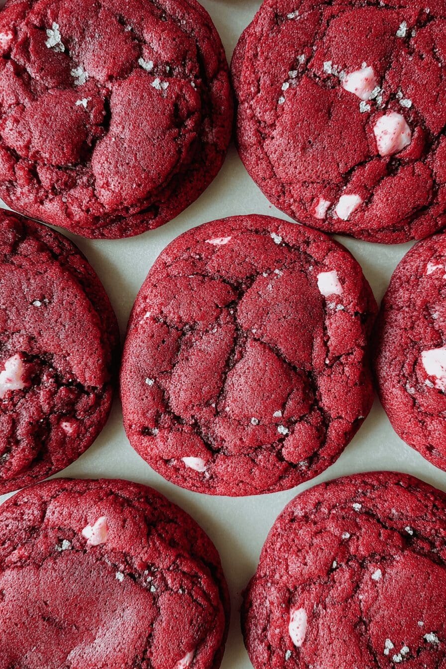 Red Velvet Cake Mix Cookies