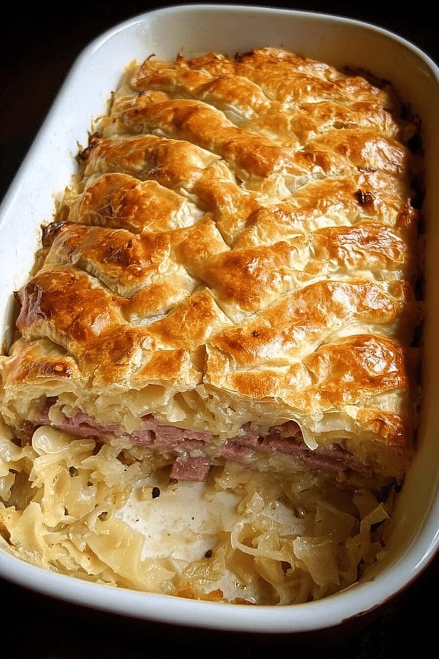 Reuben Crescent Bake