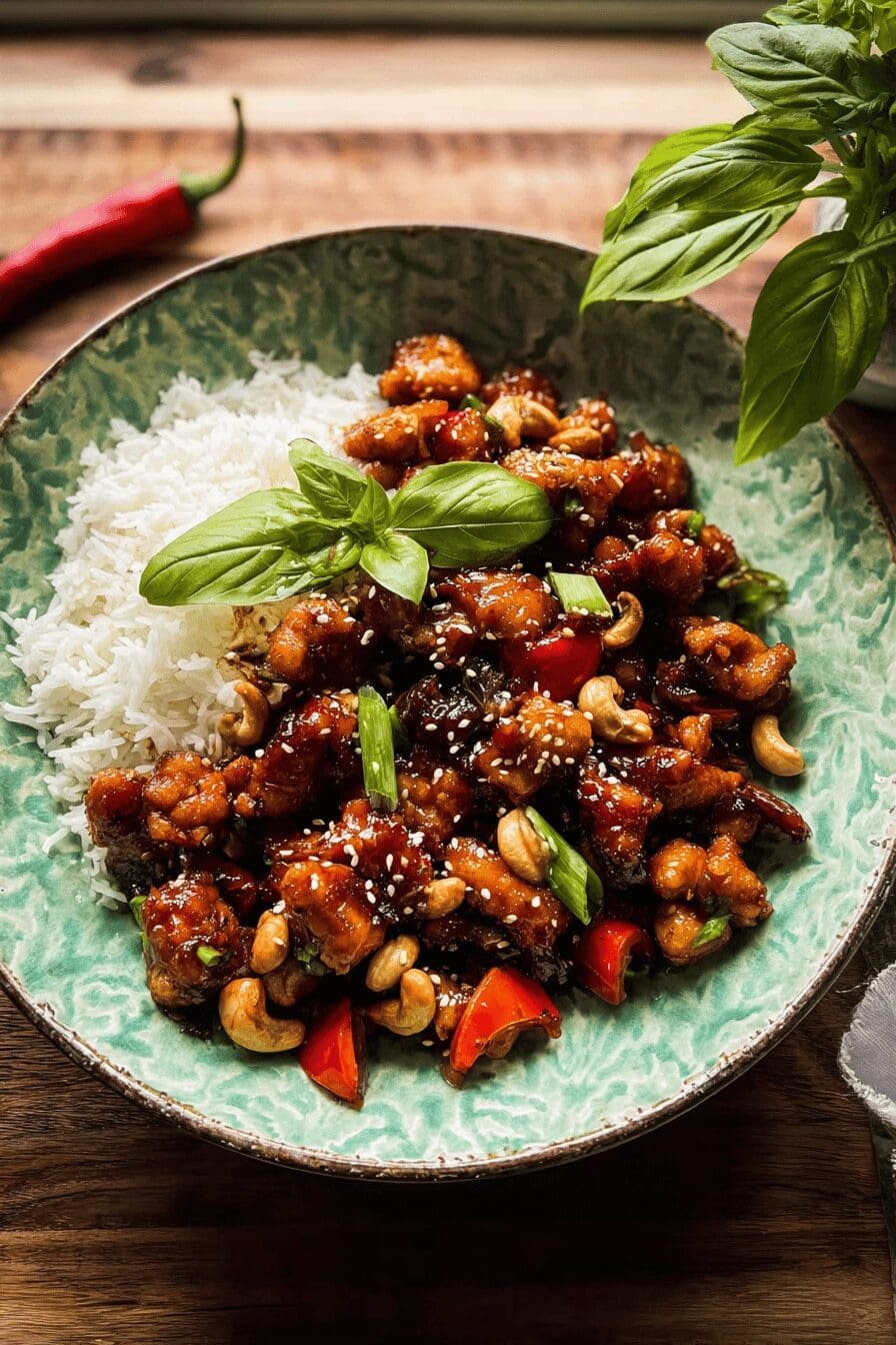 Sesame Cashew Chicken