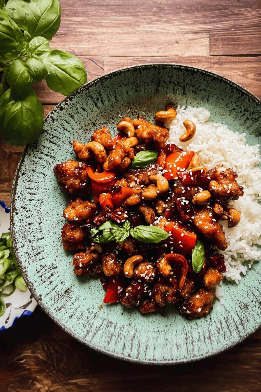 Sesame Cashew Chicken