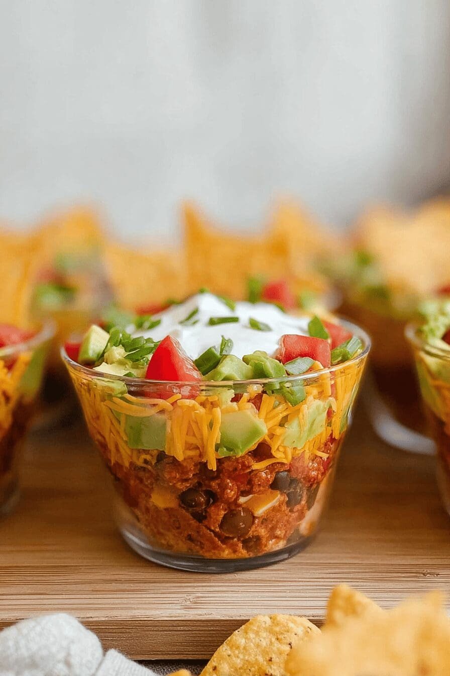 Seven Layer Bean Dip