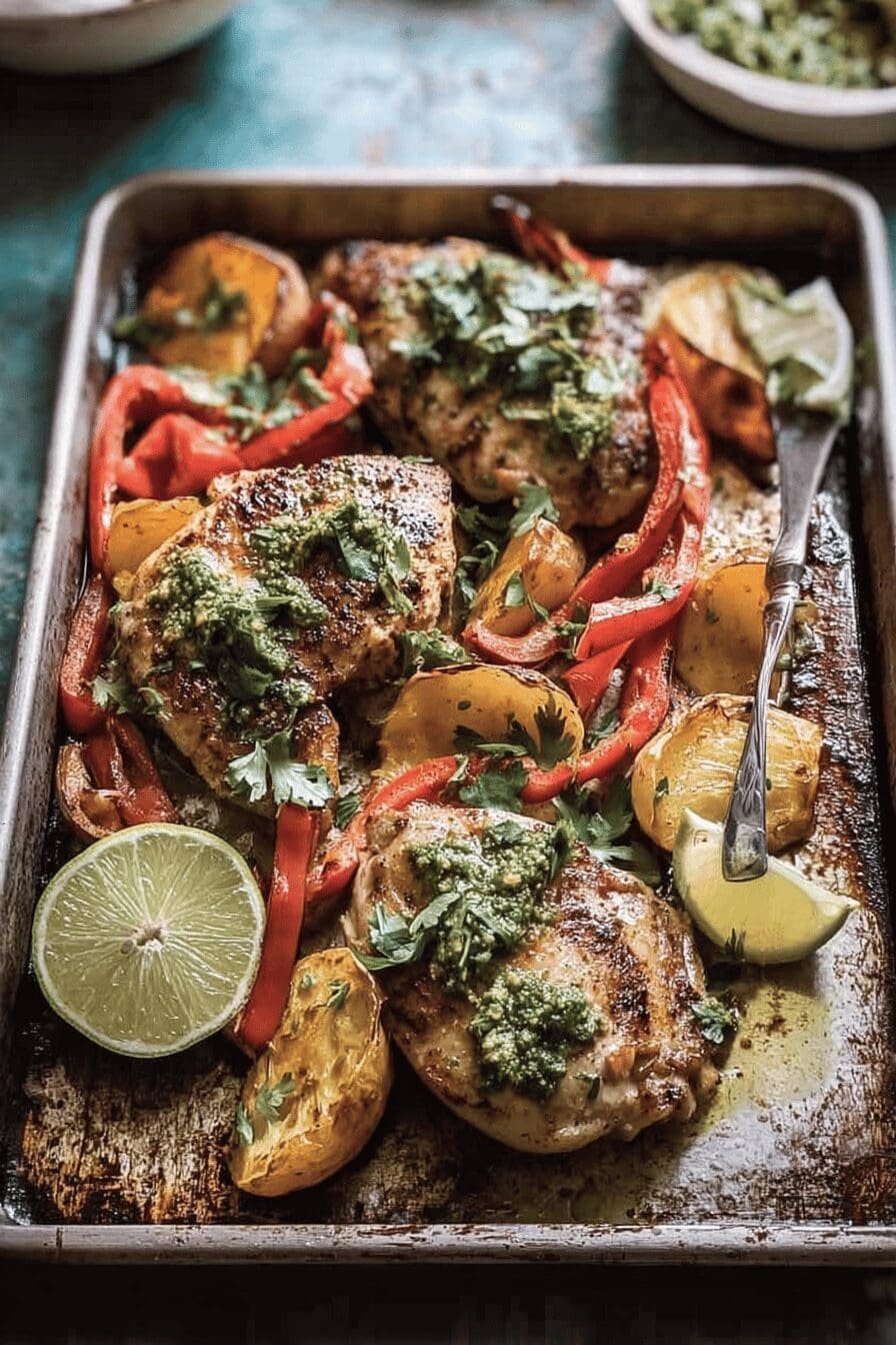 Sheet Pan Cuban Chicken