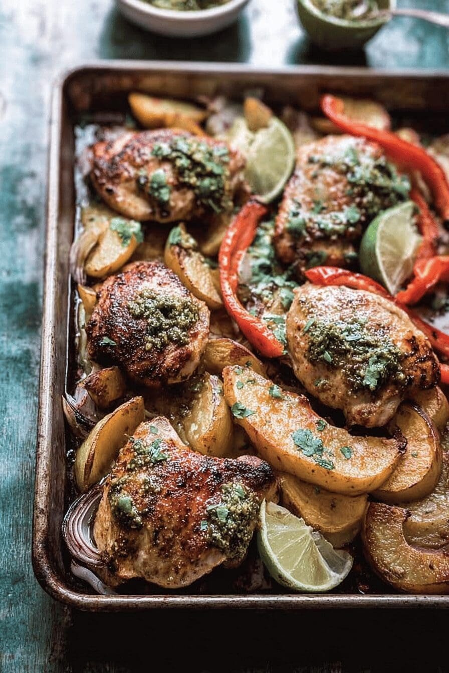 Sheet Pan Cuban Chicken