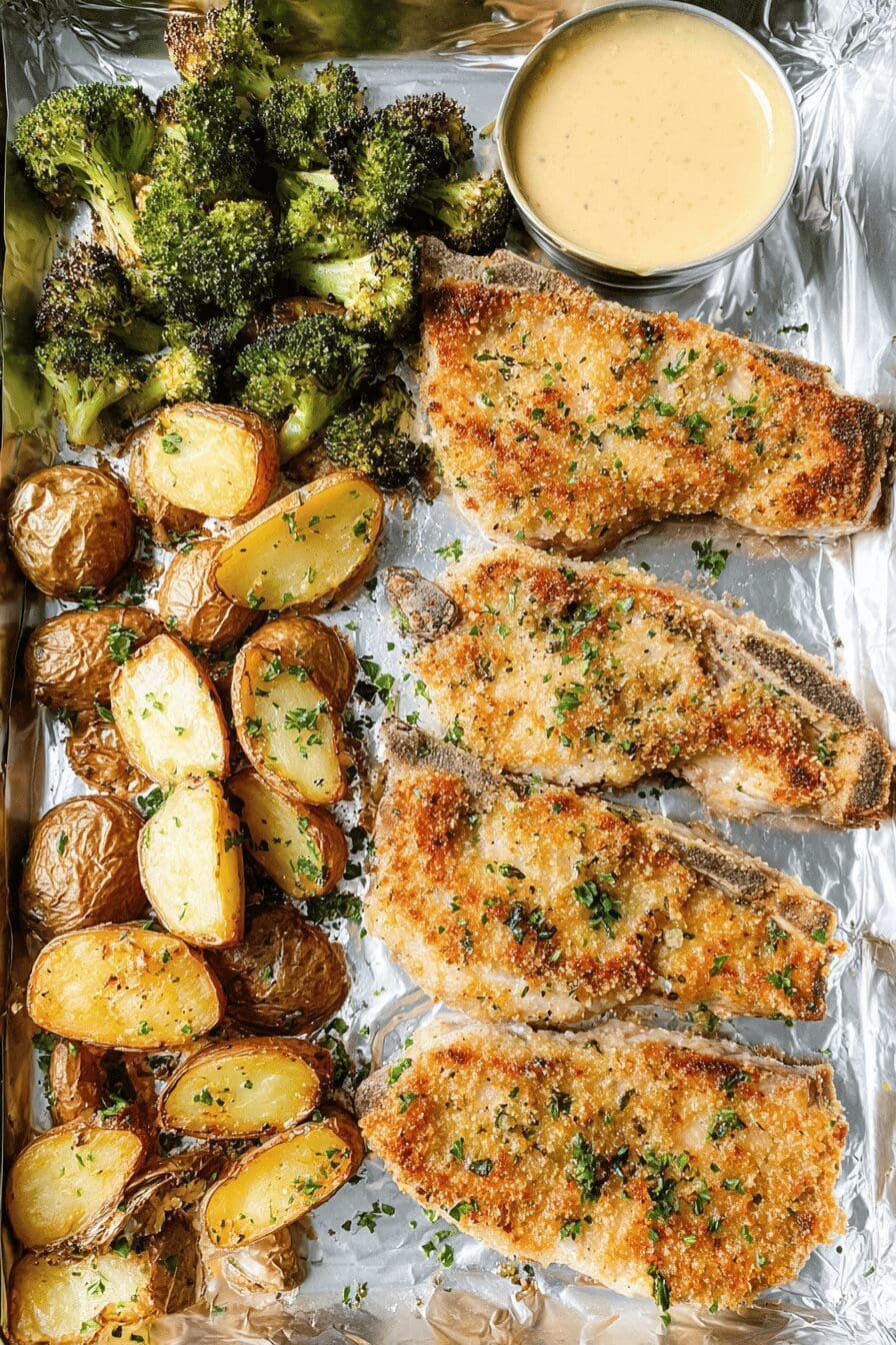 Sheet Pan Pork Chops
