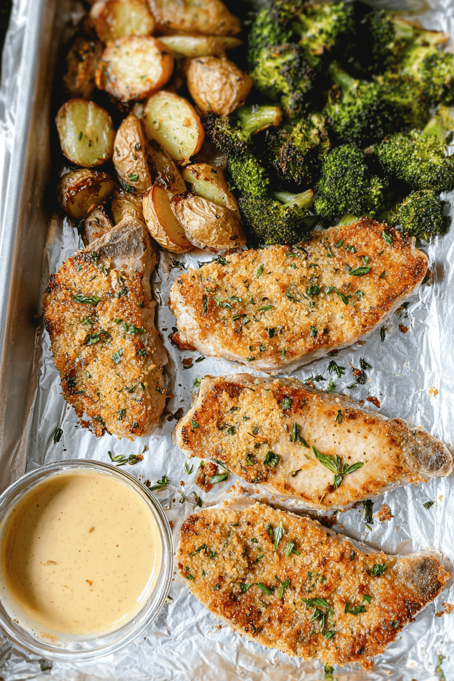 Sheet Pan Pork Chops
