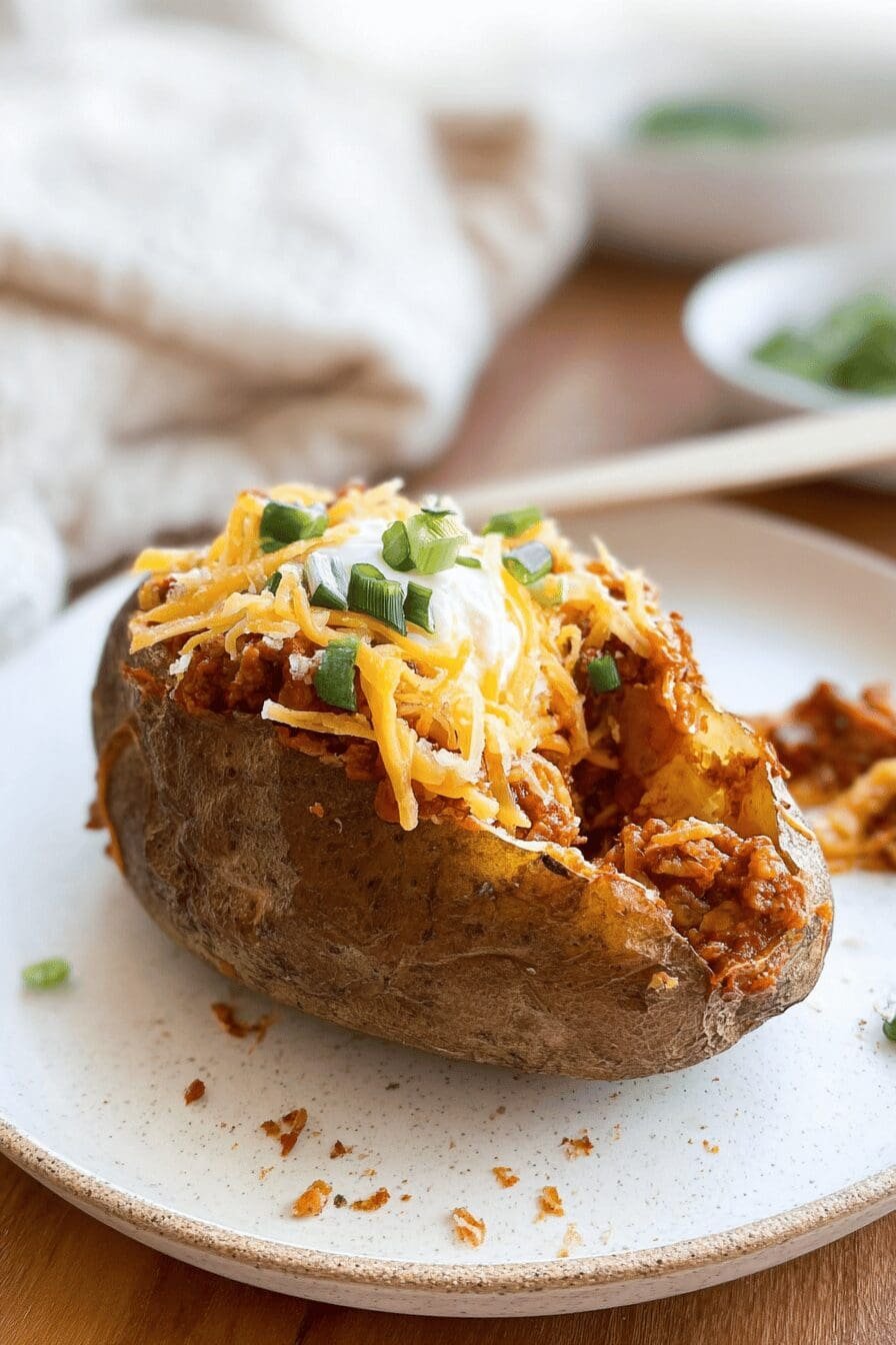 Sloppy Joe Baked Potato
