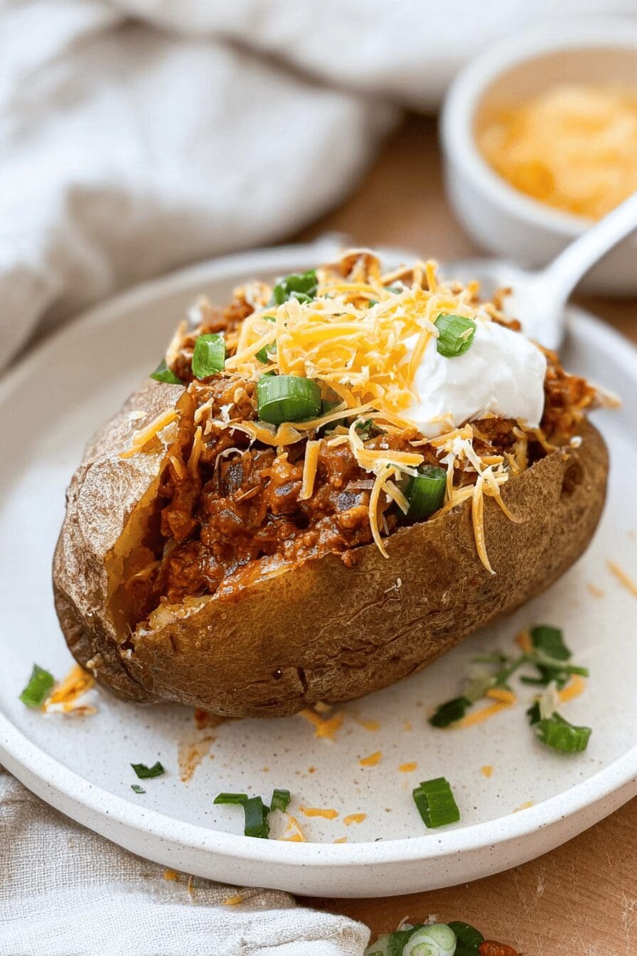 Sloppy Joe Baked Potato