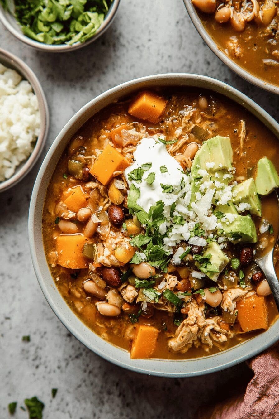 Slow Cooker Chicken Chili
