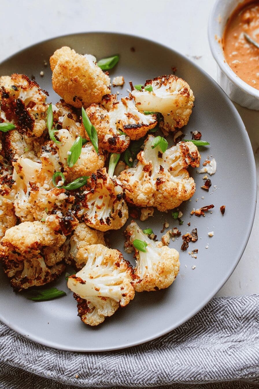 Spicy Roasted Cauliflower