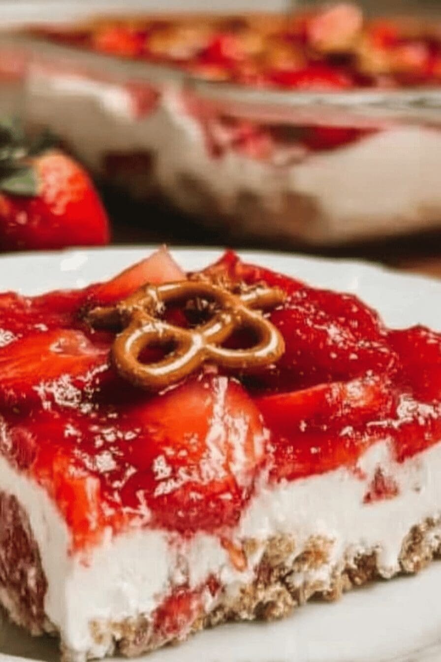 Strawberry Pretzel Salad