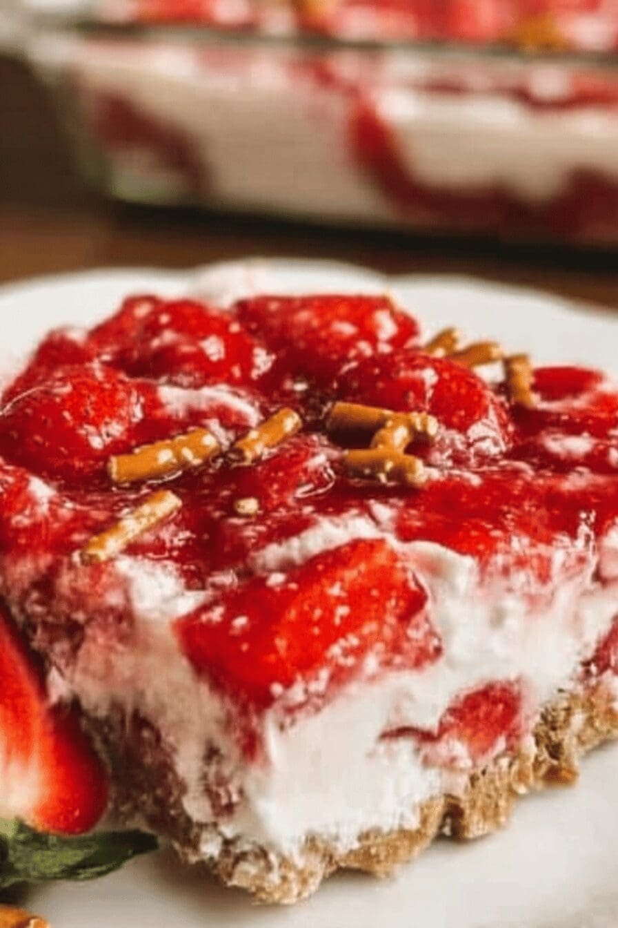 Strawberry Pretzel Salad
