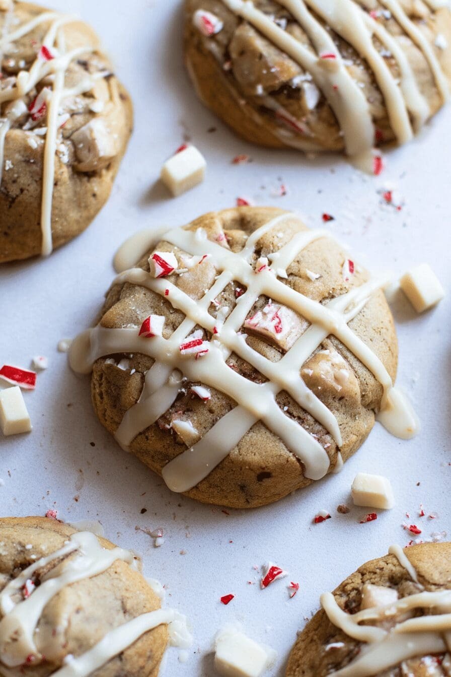 White Chocolate Peppermint Cookies