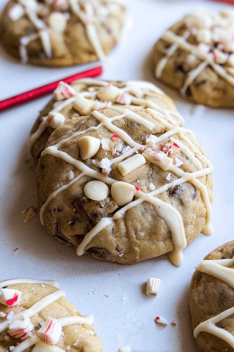 White Chocolate Peppermint Cookies