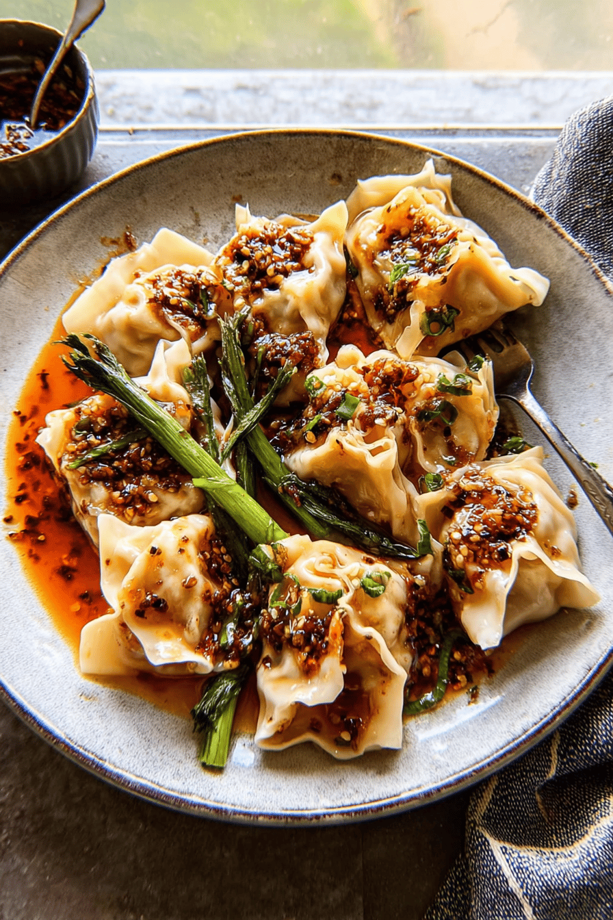 Wontons In Chili Oil